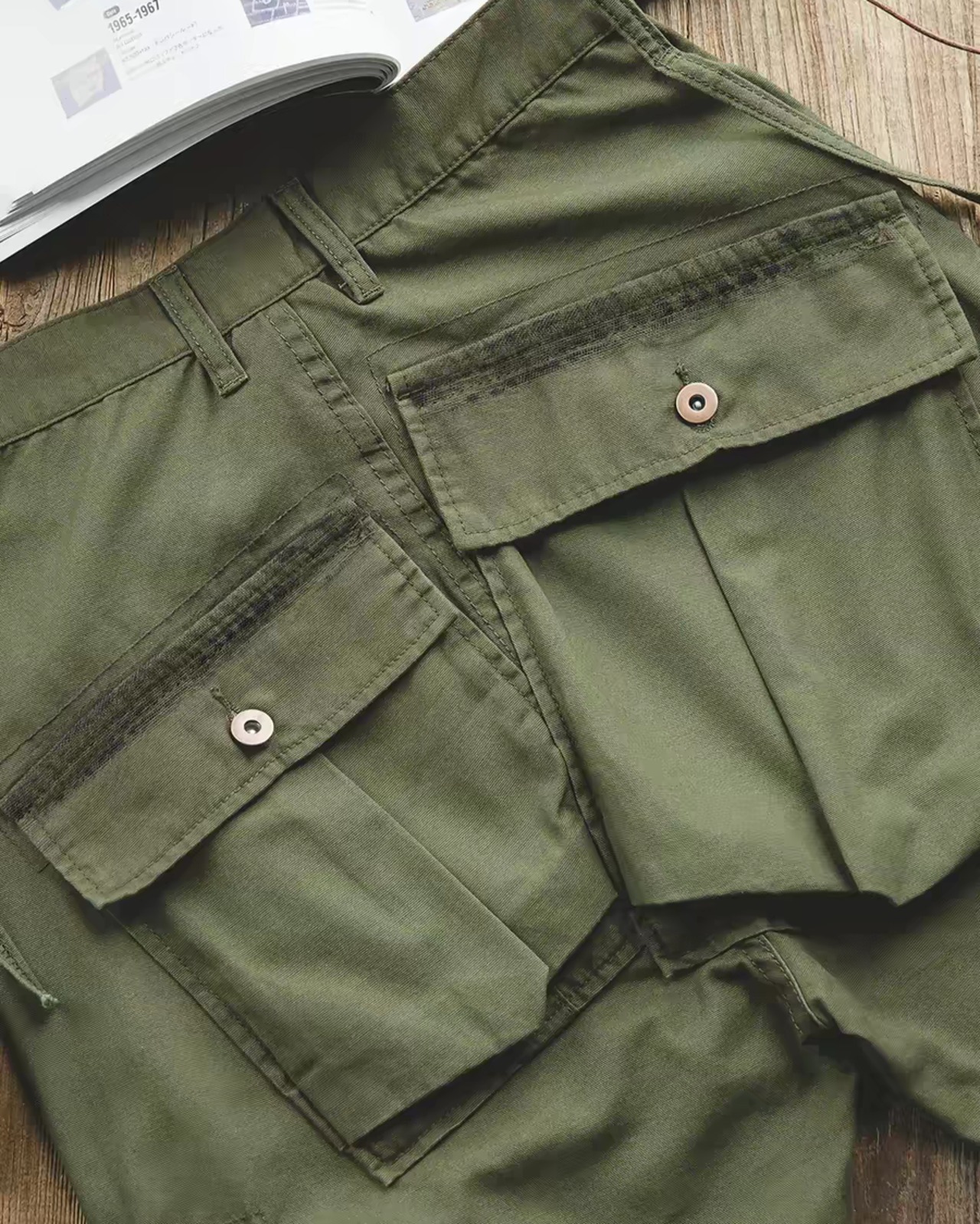 Retro Alien Pocket Pants  K0276