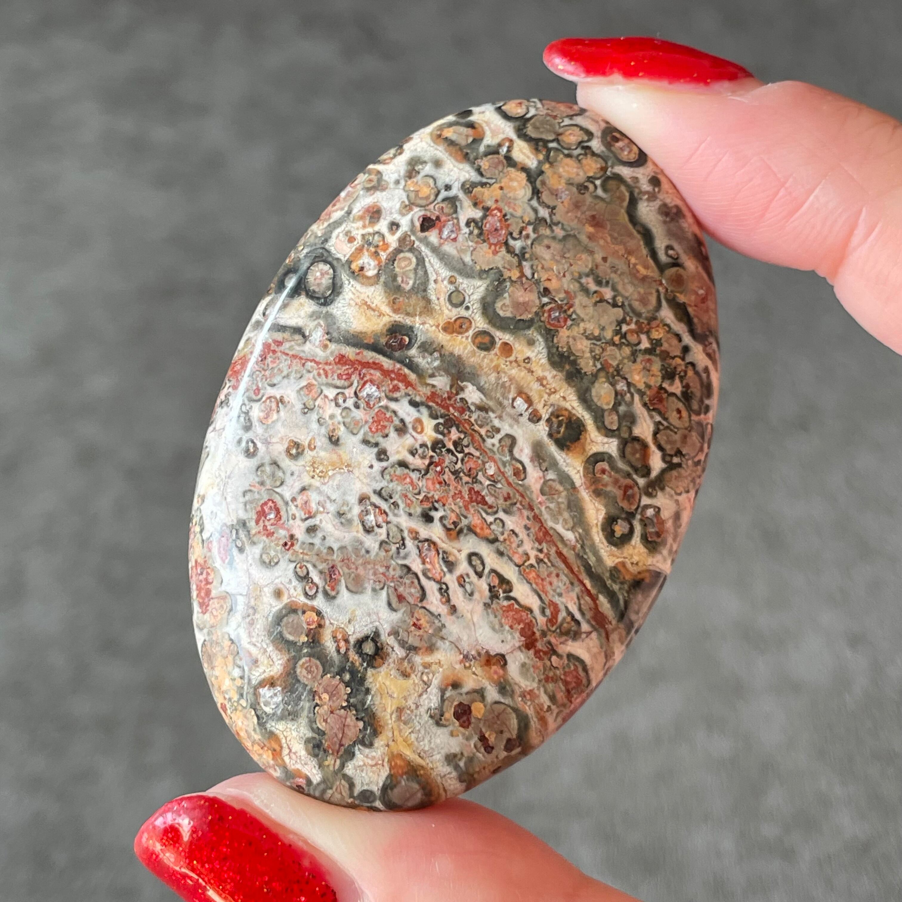 Leopard Skin Jasper レオパードスキンジャスパー|palm パーム①|天然石 パワーストーン 鉱物 gem stone