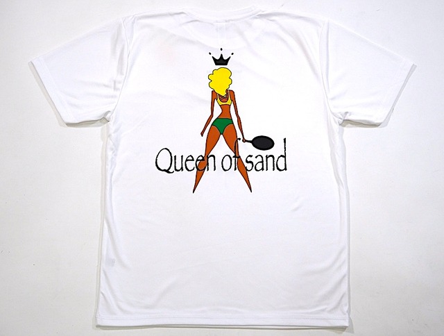 ユニセックス　ドライTシャツ　【Queen of sand】