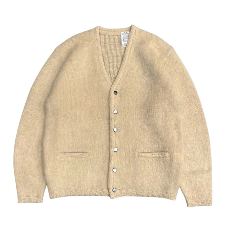 A.R.P.®︎ Shaggy Man™︎ Mohair Cardigan W/Pocket - Dark Natural