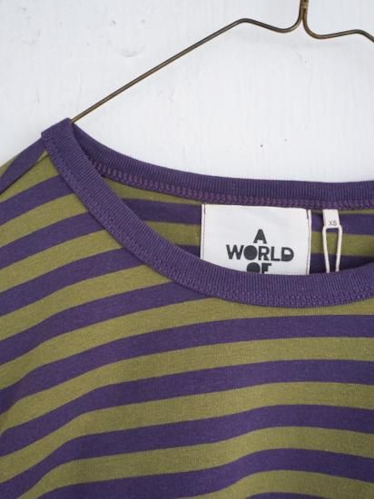 A World of Craft ボーダー長袖Tシャツ