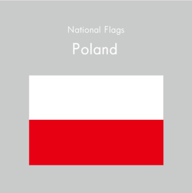 国旗ステッカー　ポーランド