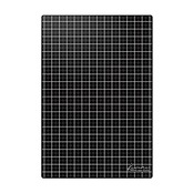 共栄プラスチック 下敷 ライティングマット A5 黒 方眼 WMS-A5-BL