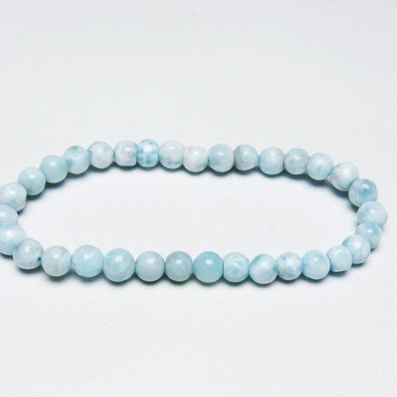 ラリマー ブレスレット 6mm 一点物 メール便可 [M便 1/10] 111-47918