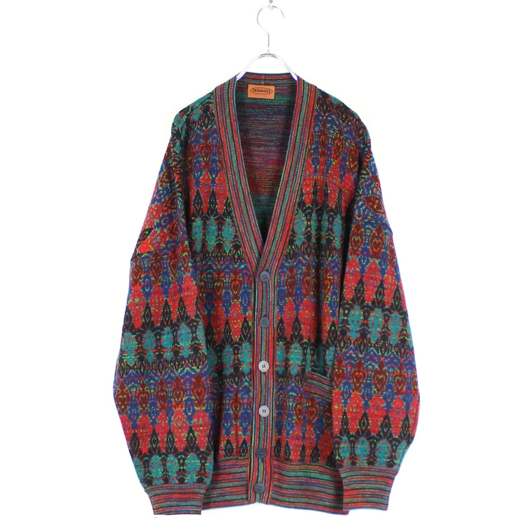 MISSONI made in Italy チェック柄　カーディガン