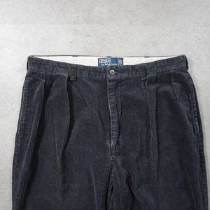 90s Polo by Ralph Lauren POLO CORDS ANDREW "black" W36L30 古着