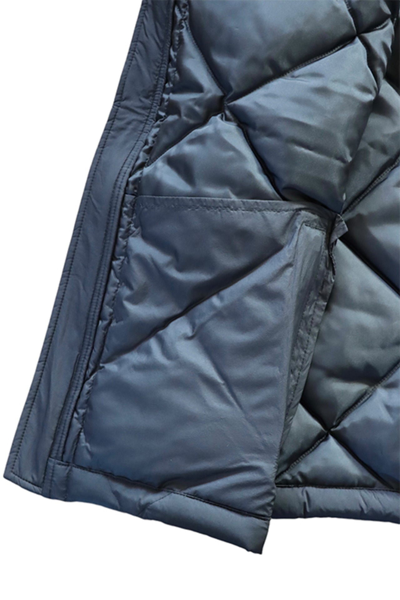 WAX(ワックス) "Puff Vest"(BLK)