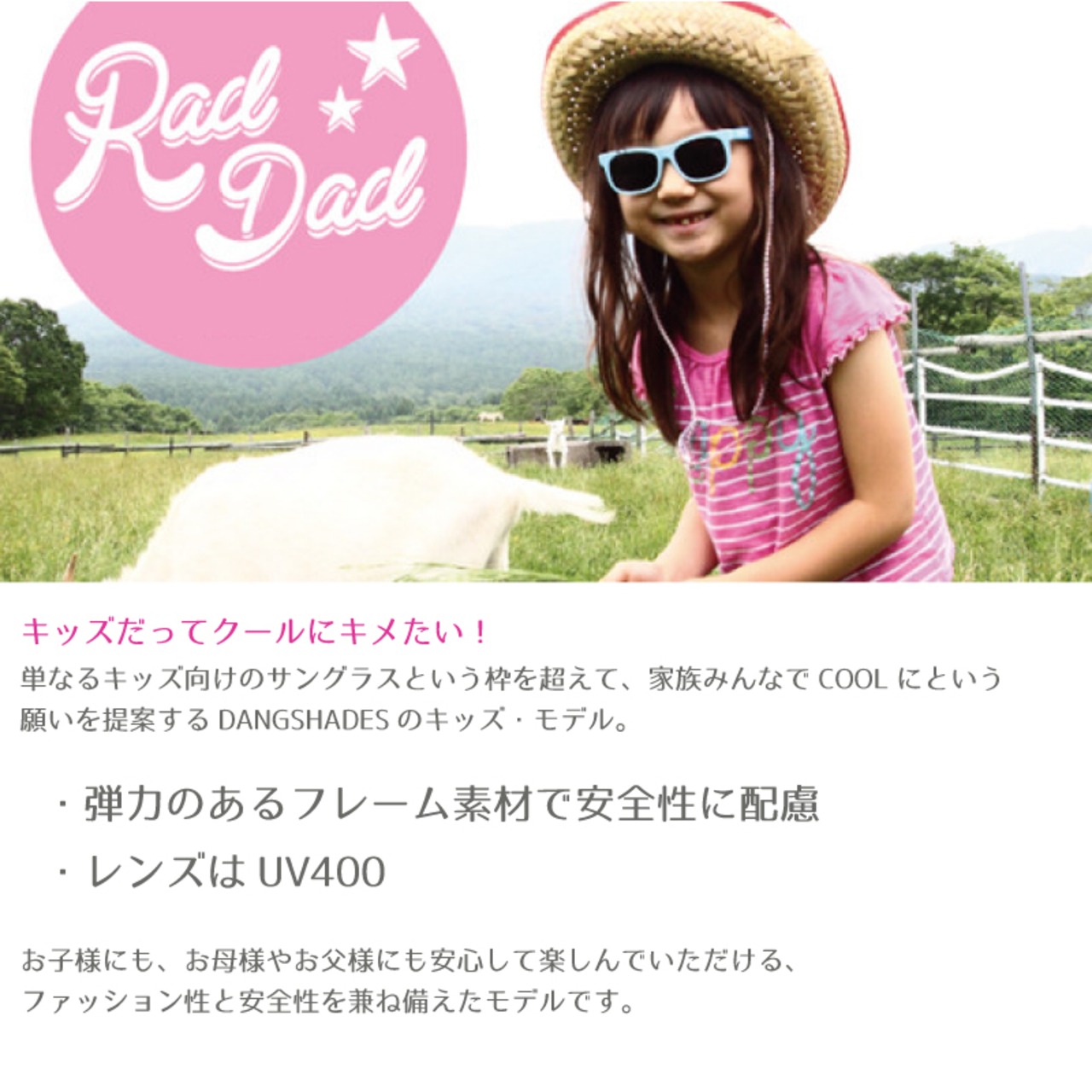 DANG SHADES （ダン・シェイディーズ) Rad Dad UT （ラッドダッド） vidg00398 サングラス ケース 付属