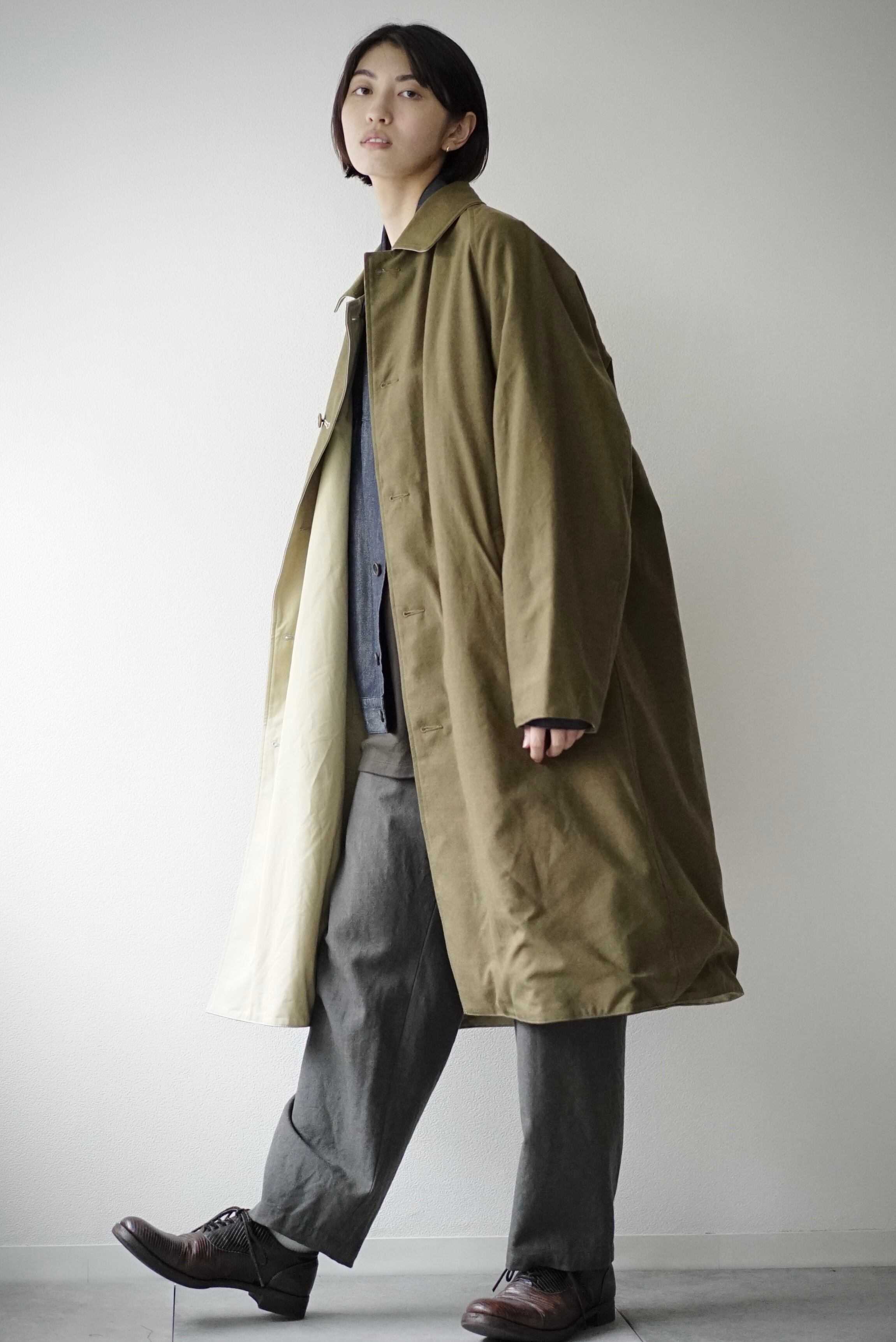 WashableWoolGaba&VentileCottonWeather / Reversible MAC Coat