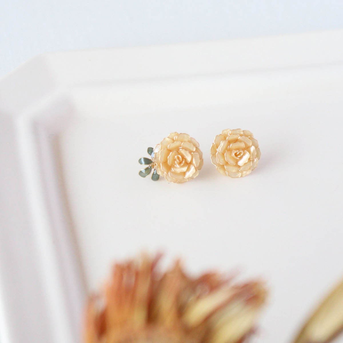 マリーゴールド〈yellow〉ピアス/イヤリング | tomoka craft&accessory