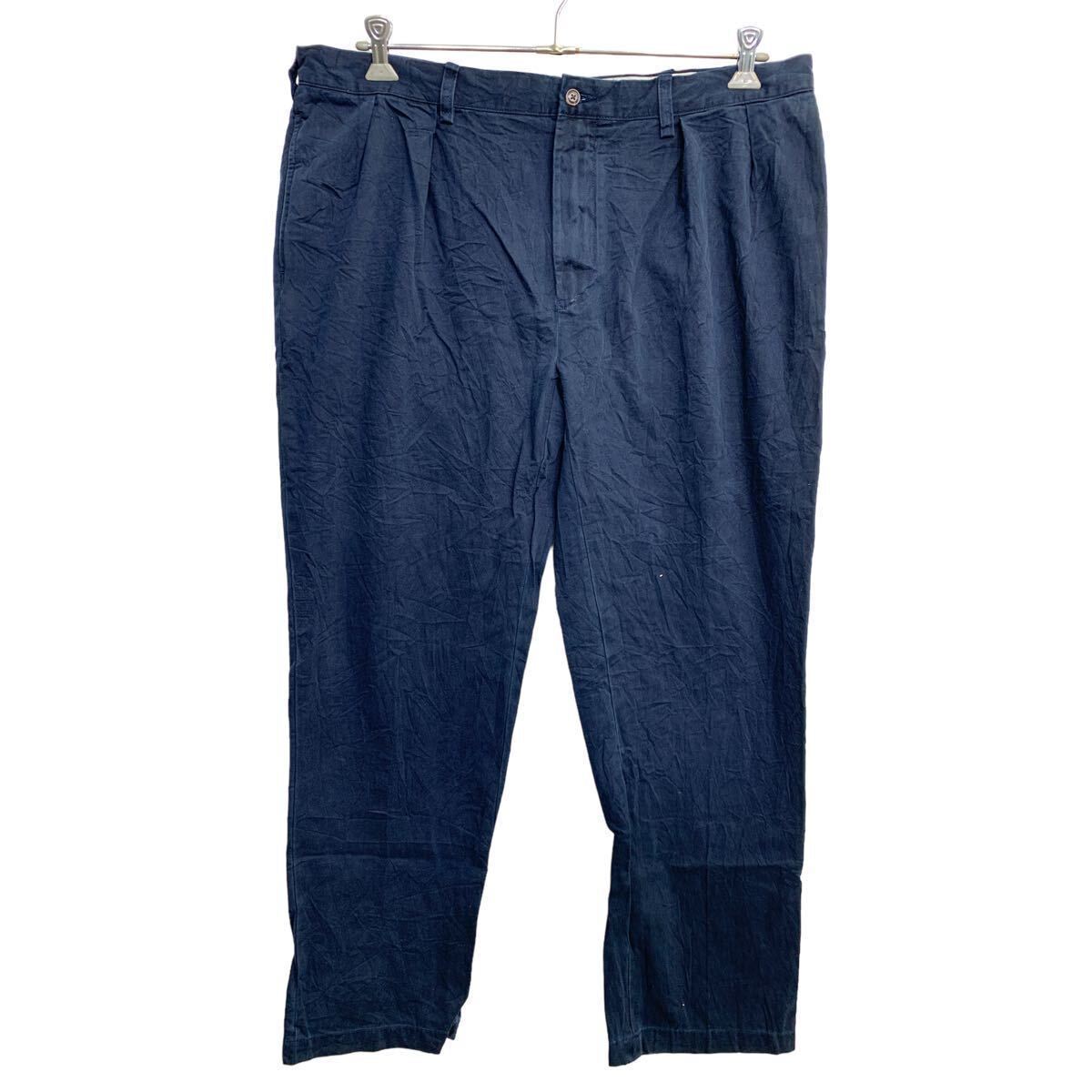 90s POLO ラルフローレン ヴィンテージ チノパン　ポロチノ ブラック 黒 Ralph Lauren - 90s ラルフローレン チノパン ポロチノ ブラック