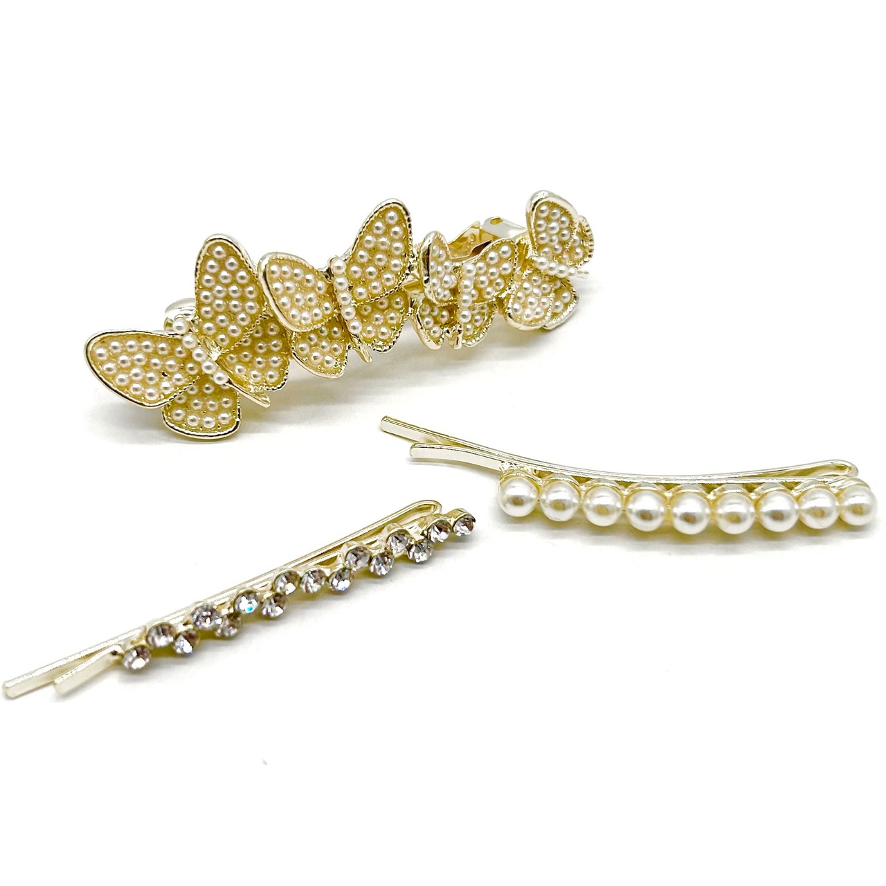 セットヘア: パールバタフライバレッタ　IMPRESSION