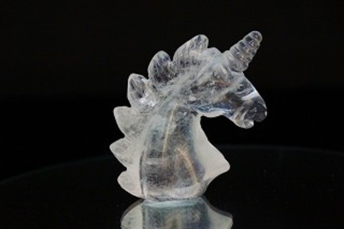 ユニコーン彫刻水晶　約39g