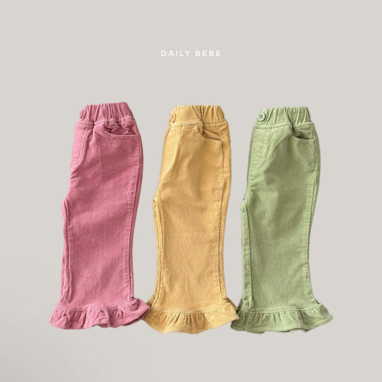 corduroy bootcut pants【DAILYBEBE】※10月中旬発送予定