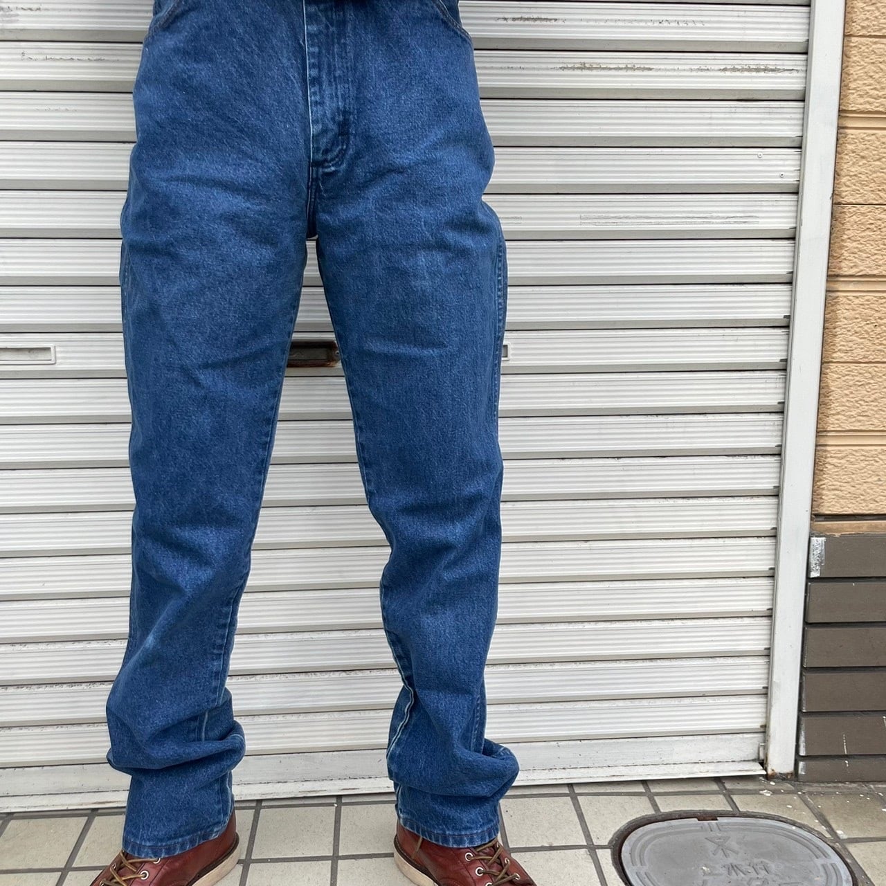 濃紺 90s Wrangler 936PWD INDIGO DENIM PANTS MADE IN Mexico 1990s