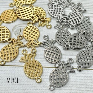 パイナップル上下カン空枠チャーム/ハワイ