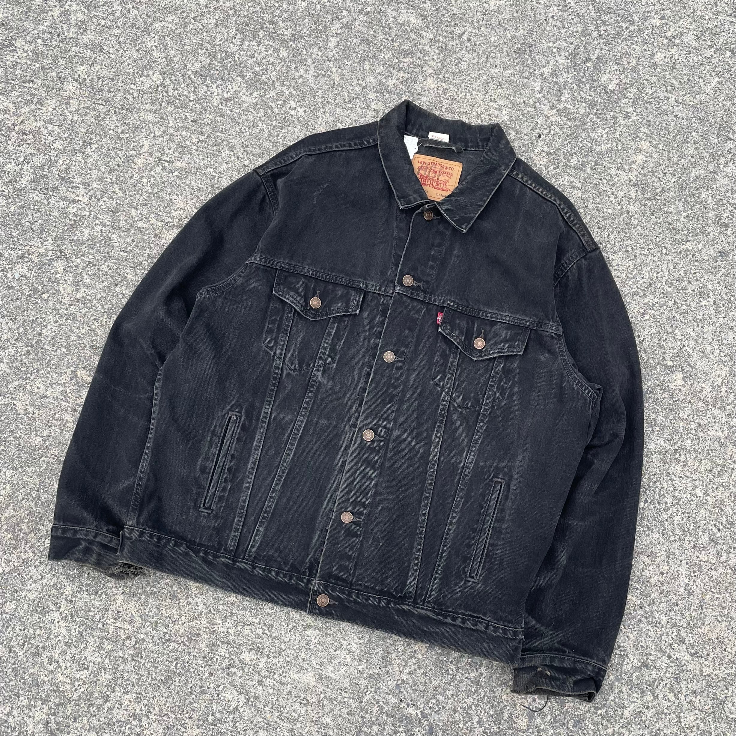 アシッドウォッシュ】80's Levi's 70507-0253 Chemical Wash Black