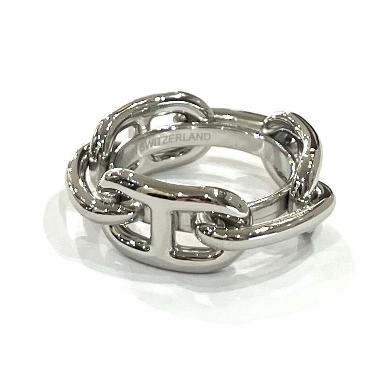 再入荷【HERMES 】HERMES スイス製 スカーフリングVINTAGE