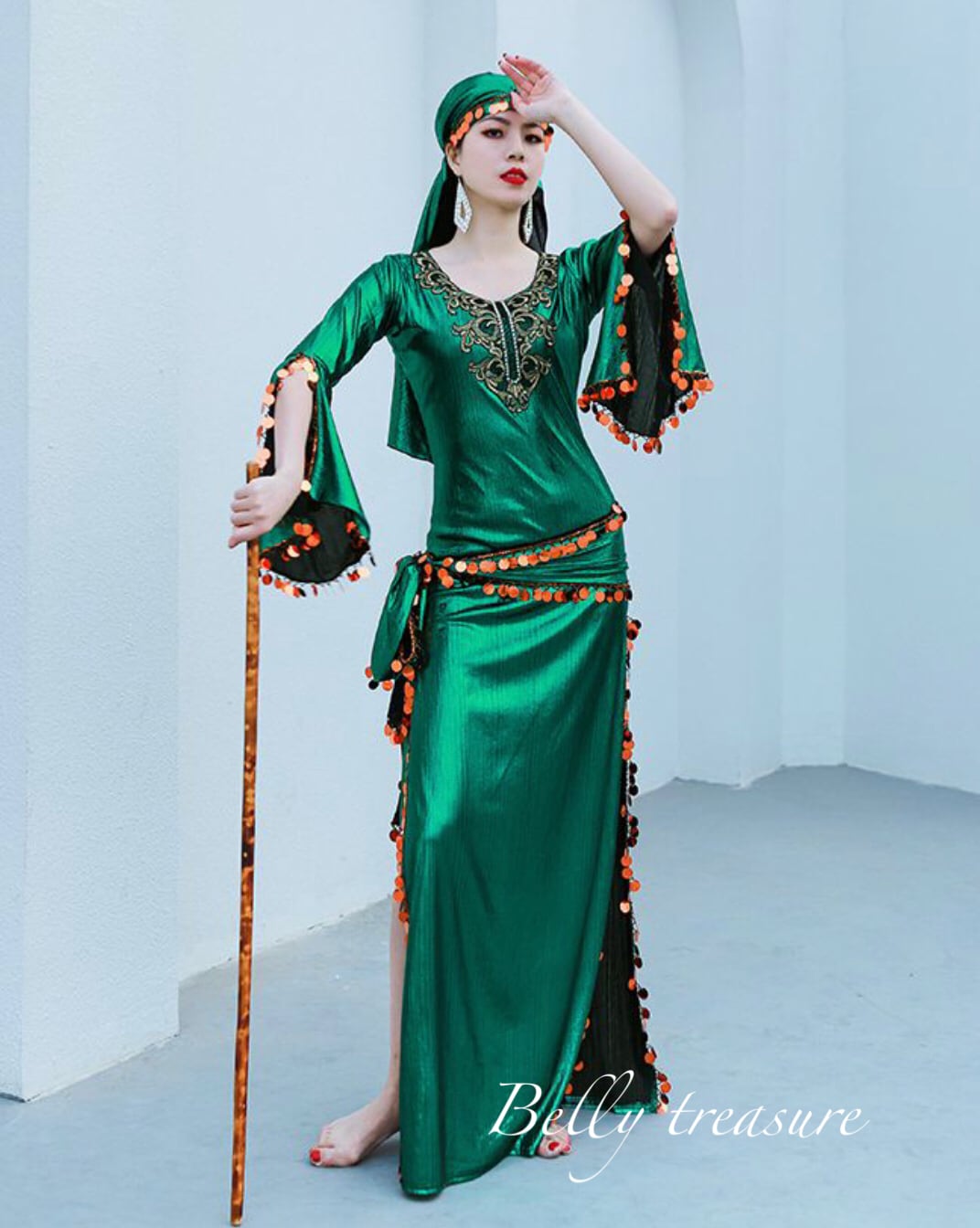 ベリーダンス バラディドレス4セット 3カラー QCZW YC071 202012