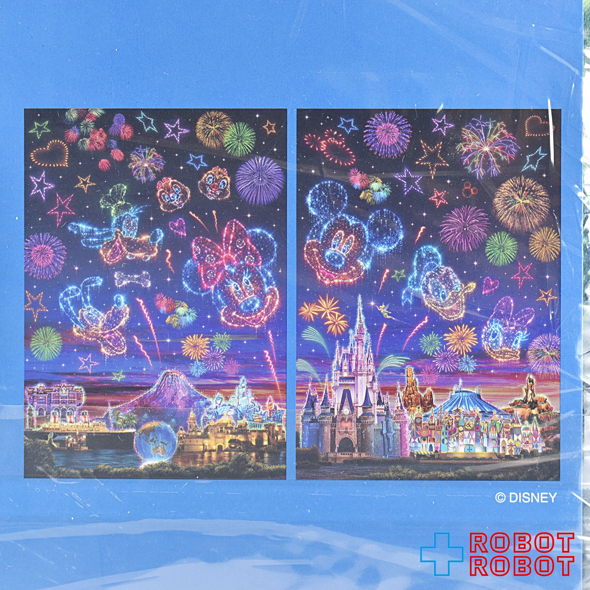 TOKYO Disney RESORT カーテン2枚入 花火 ディズニーカーテン