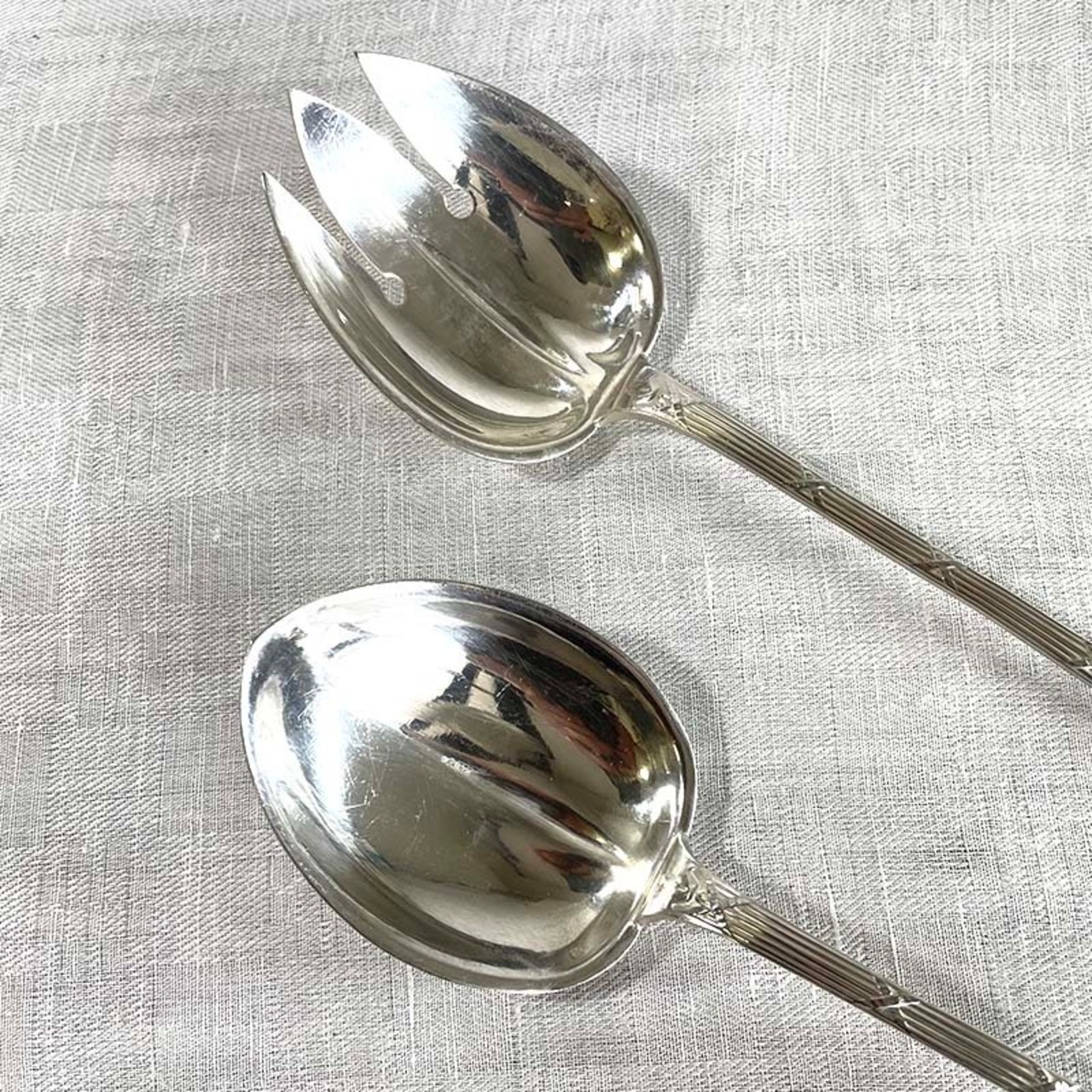 サーバーセット　クリストフル　サラダサーバー　リュバン　Christofle 19twa47-1