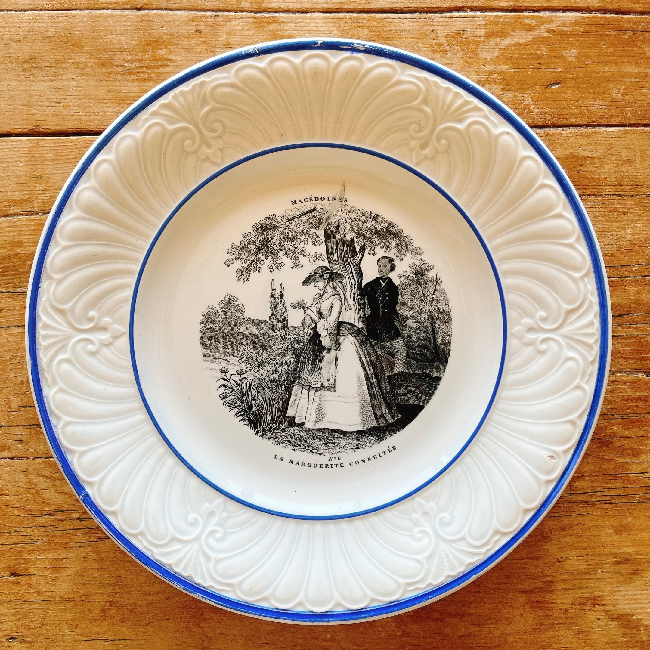 リュネビル KG Luneville 美しいベリーと鳥のラヴィエ リュネビル KG Luneville 美しいベリーと鳥のラヴィエ | gc.brocante