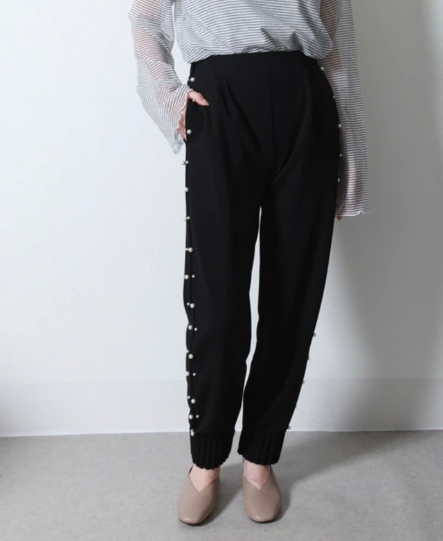 ナンバーミーTOKYO" PEARL JOGGER PNATS"BLACK