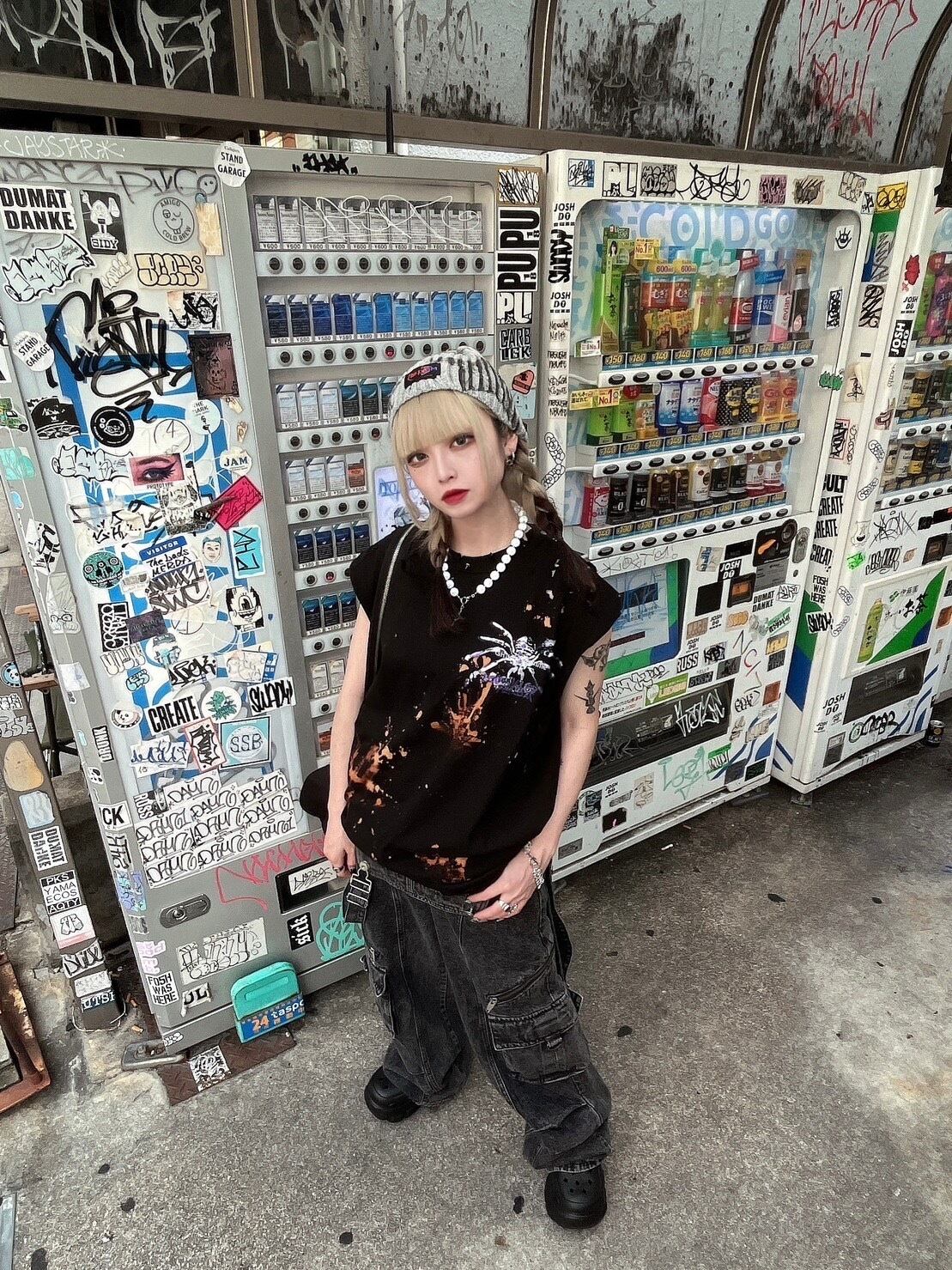 【LOVE KILLER×REBLOM】beanie LOVE KILLER ×REBLOM】punk devil beanie | OVERTURE WEB SHOP