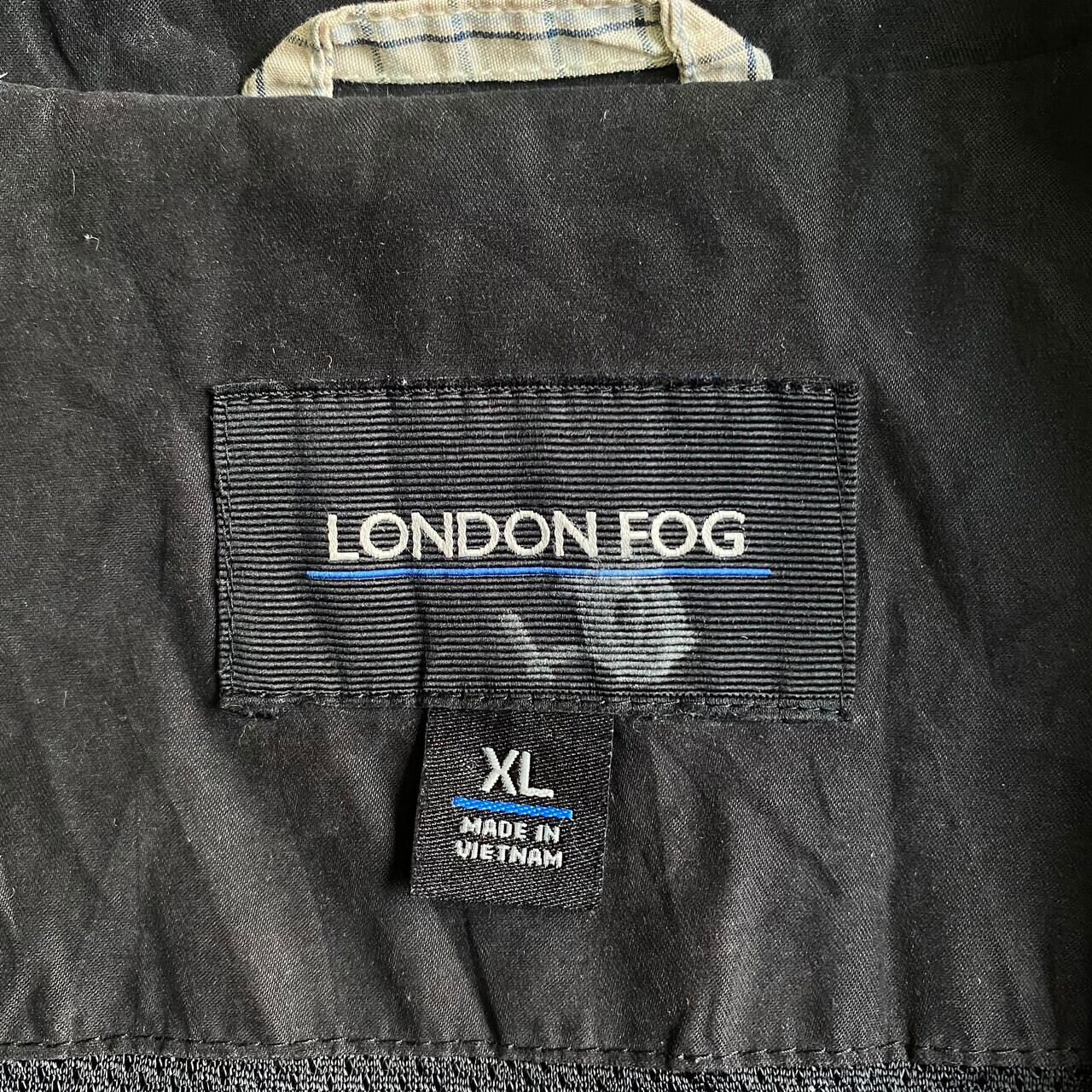 40】LONDON FOG　90’s　2重襟　ダブルポケット　スウィングトップ