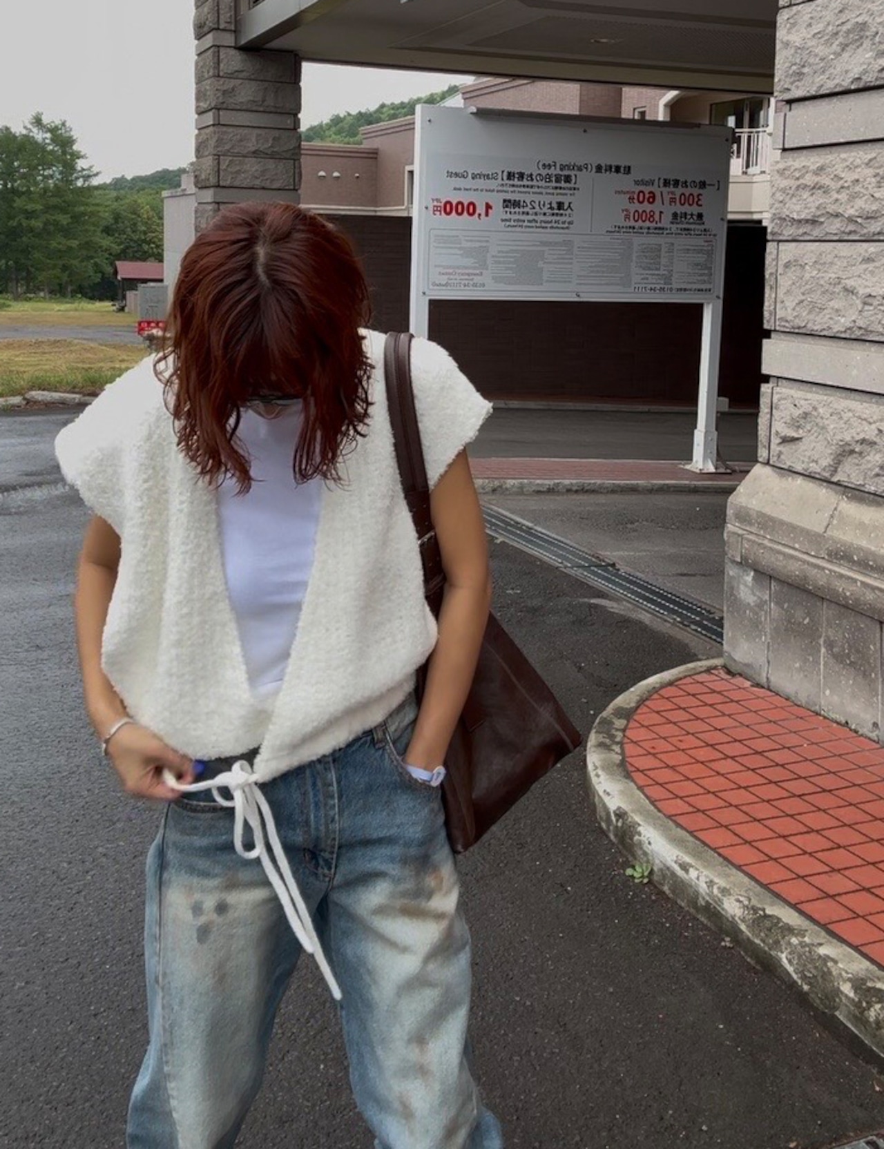 【25aw】Wool100% Cross-kinit Vest_3colors