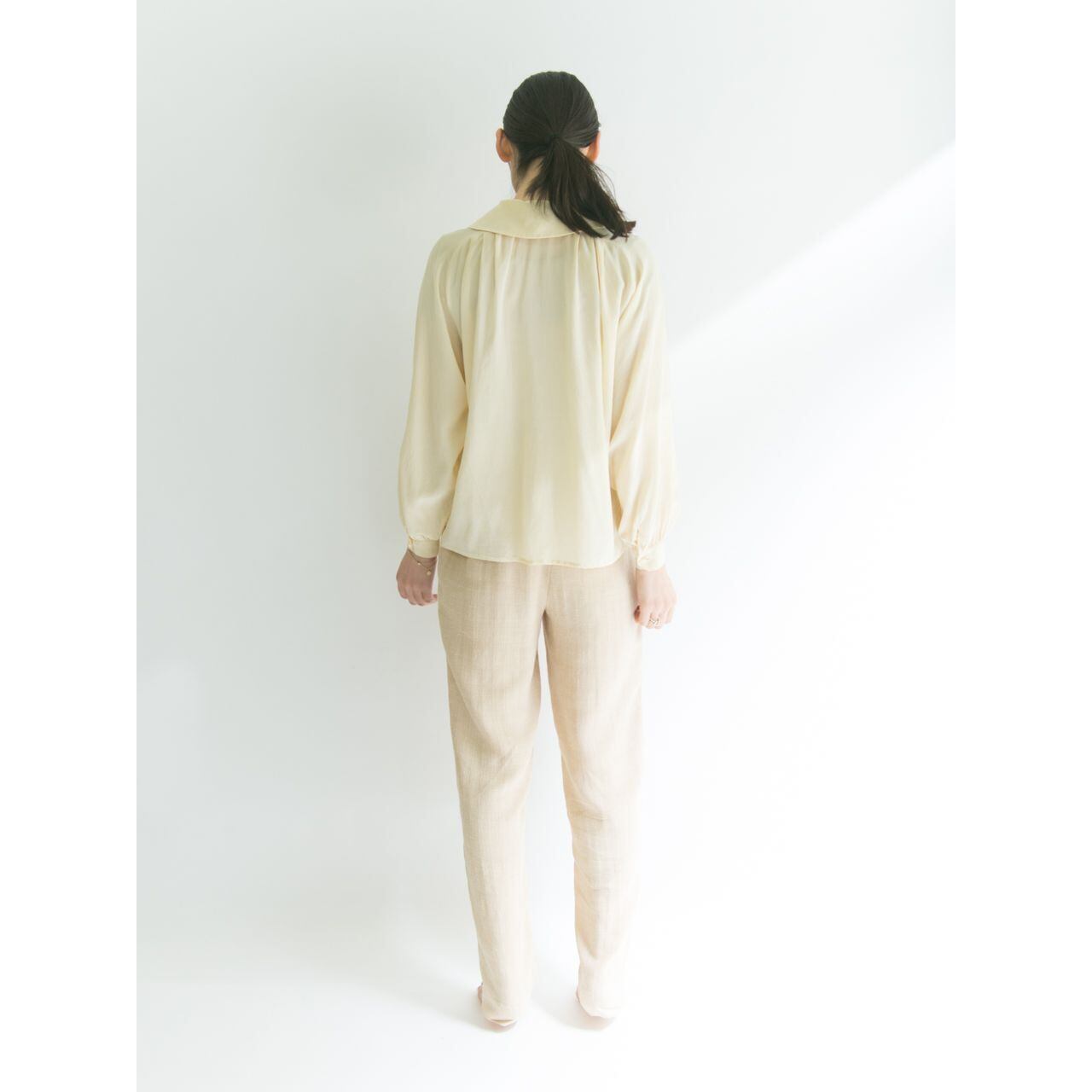 mila schon】Made in Italy silk blouse（ミラショーン イタリア製 ...