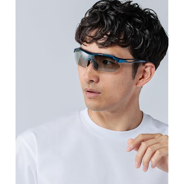 エーフィット] 調光サングラス メンズ スポーツサングラス UVカット