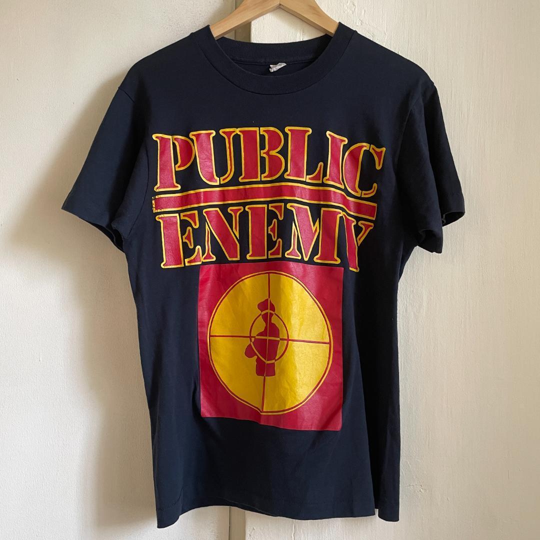 【1581】PUBLIC ENEMY パブリックエネミー Tシャツ 80s | ビンテージ雑貨 家と外で powered by BASE