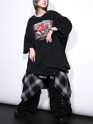 "Harley-Davidson" XXXL over silhouette “Strong and Free” graphic tee