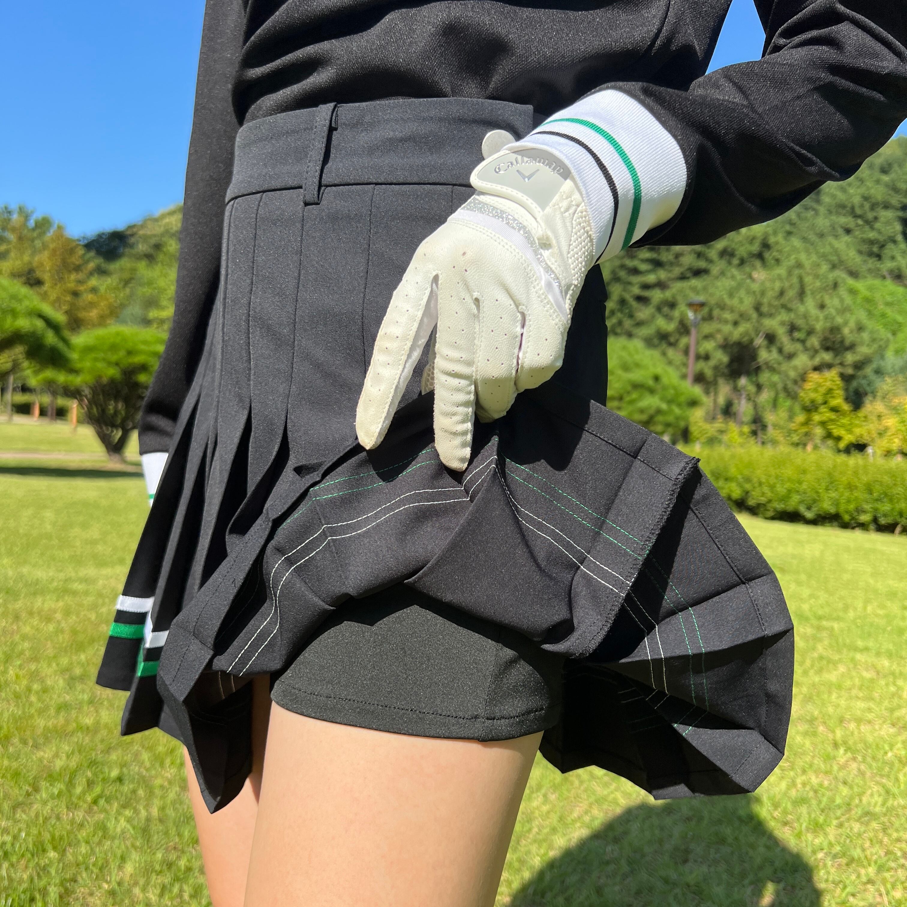 韓国ゴルフPGプリーツスカート