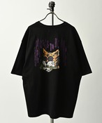 ATELANE  16OE Jersey Tiger Print T-Shirt (BLK) 26A-14061