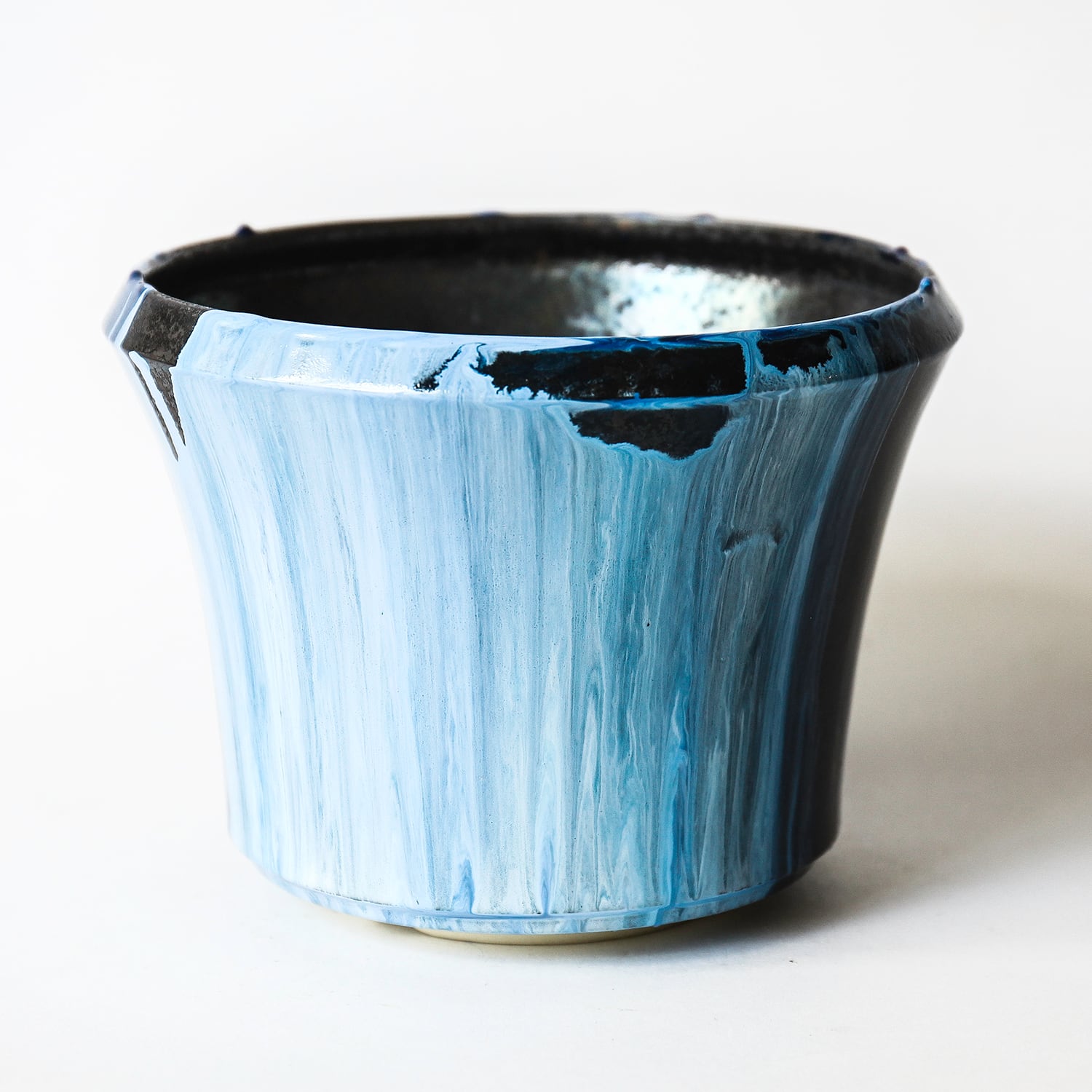 ideas and PAINTING × amane / Cylinder Pot (Large) W | amane-official