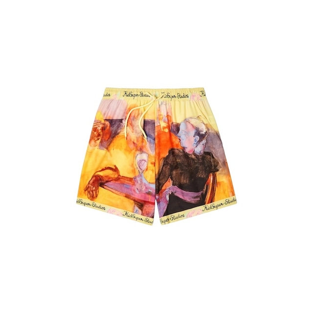 【KIDSUPER STUDIOS】PRINTED SHORTS(YELLOW)