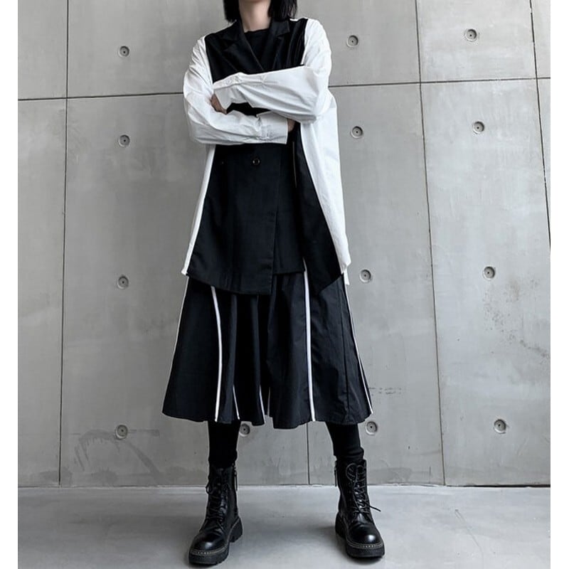 ロング丈ジャケットシャツ BL0118