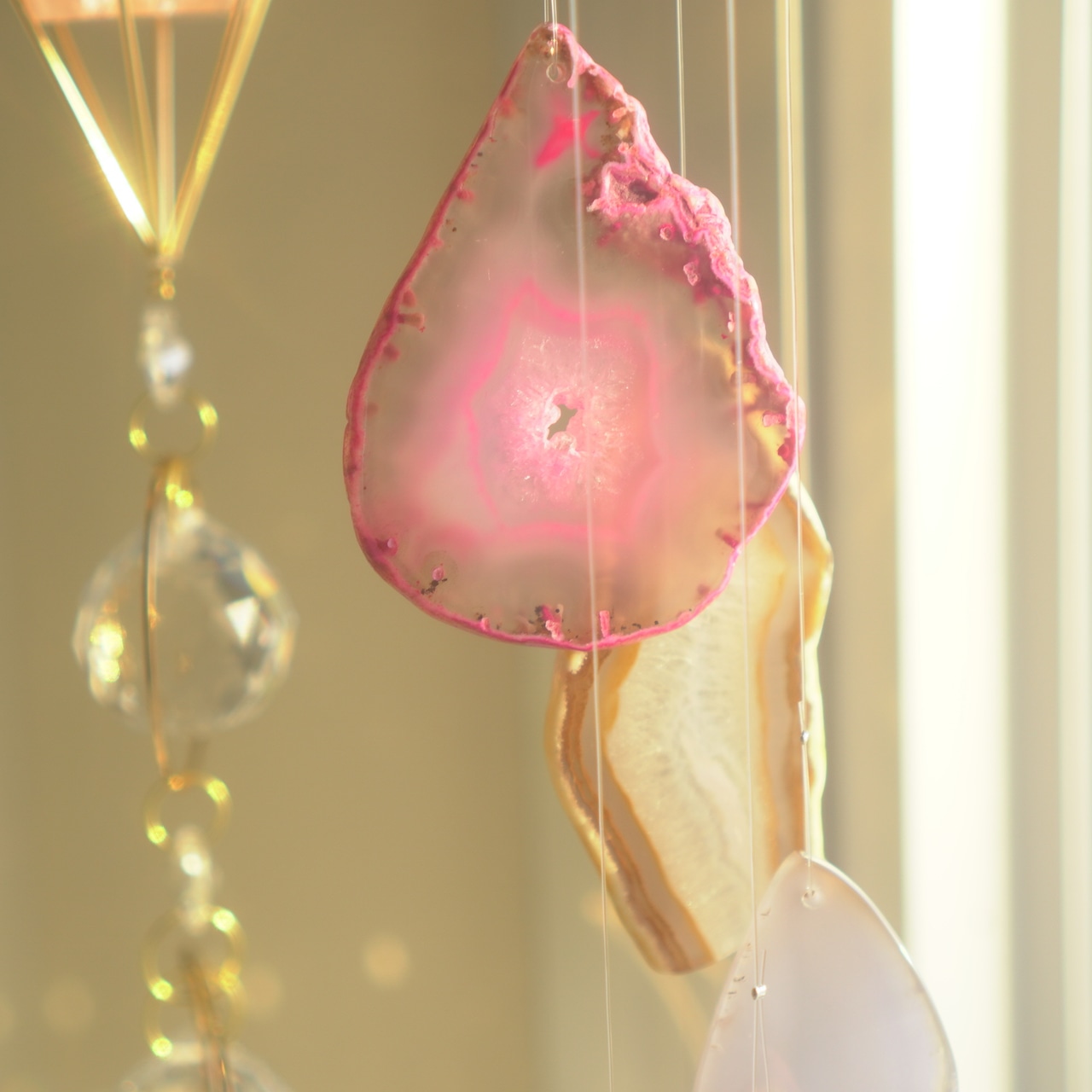 Pink Unicorn - アゲートヒーリングチャイム / Agate Healing Chime