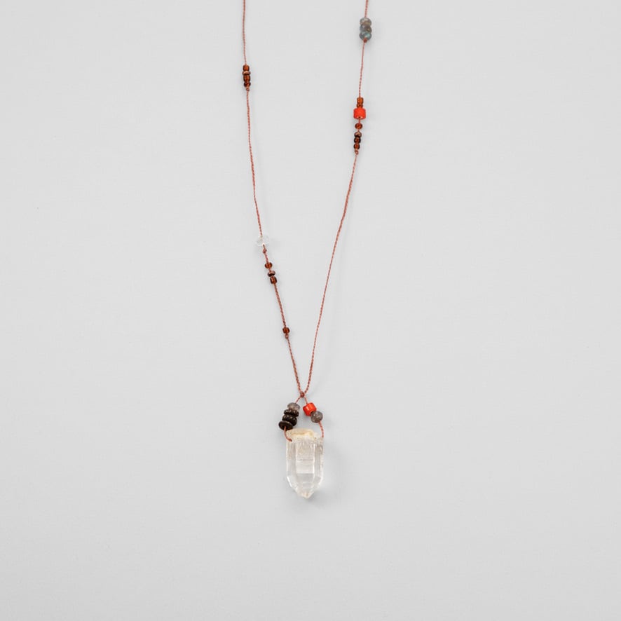 Himalayan Crystal+Rhodochrosite Pendant _No.3225011_11