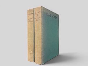 【SG223】【ZWEITE,VERBESSERTE AUFLAGE】Biblia Sacra Iuxta Vulgatam Versionem . Complete set in 2 volumes.(1975) /Robertus Weber OSB