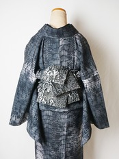 【受注商品】RumiRockセオαゆかた「クロコダイル」　[A434]