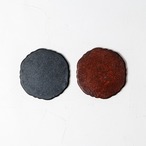 ［蝶野秀紀］131・132.輪花皿  縁／小（黒）・（茶）