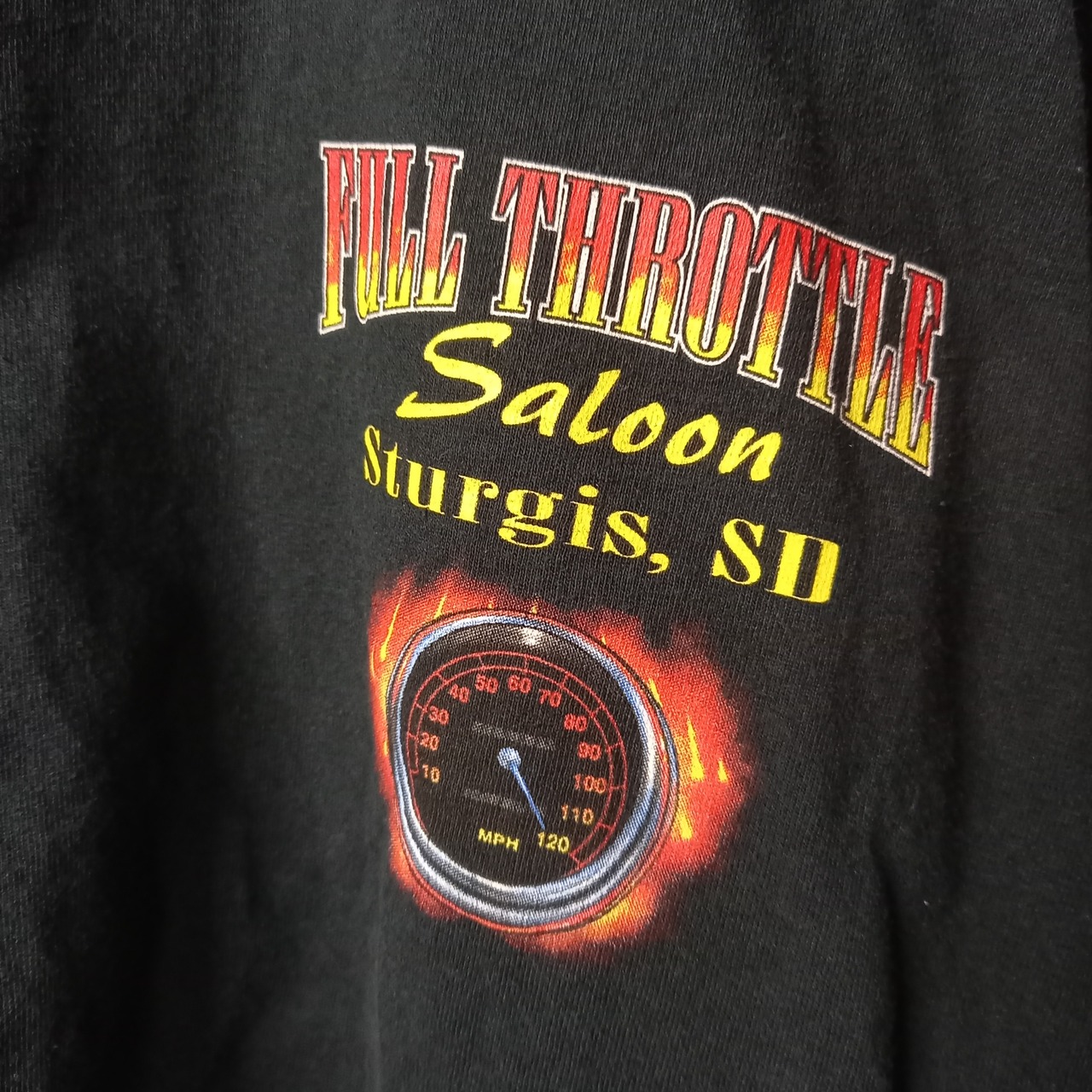 ANVIL　半袖　プリントTシャツ　背面プリント　USAコットン　L