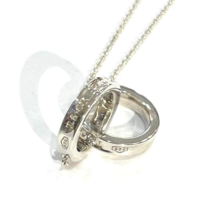TIFFANY&CO.】2625 インターロッキング サークル ネックレス SV925