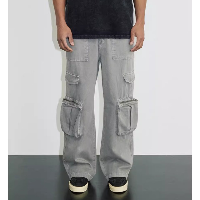 【DRIP4867】D/B 3-Dimensional Multi-pocket Pants