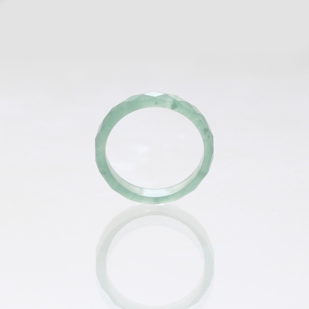 Guatemala Cut thin 翡翠くり抜き甲丸リング A貨翡翠 jd_rg2406