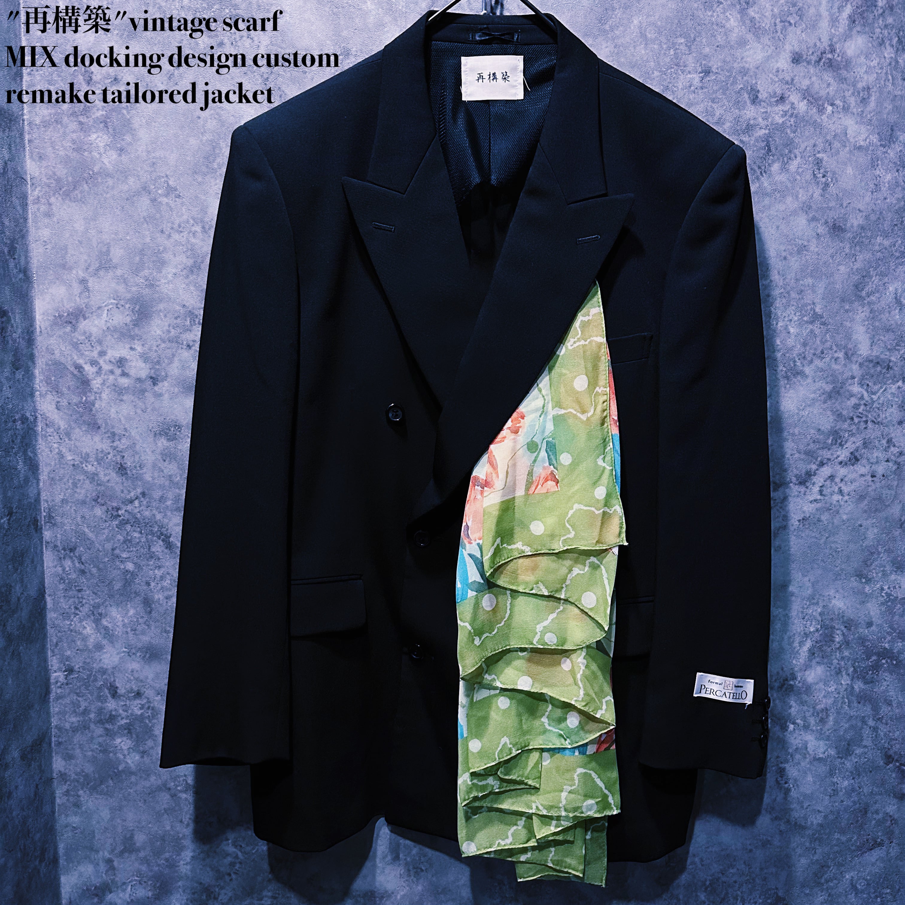 PERCATELLO 欲する ダブル ジャケット