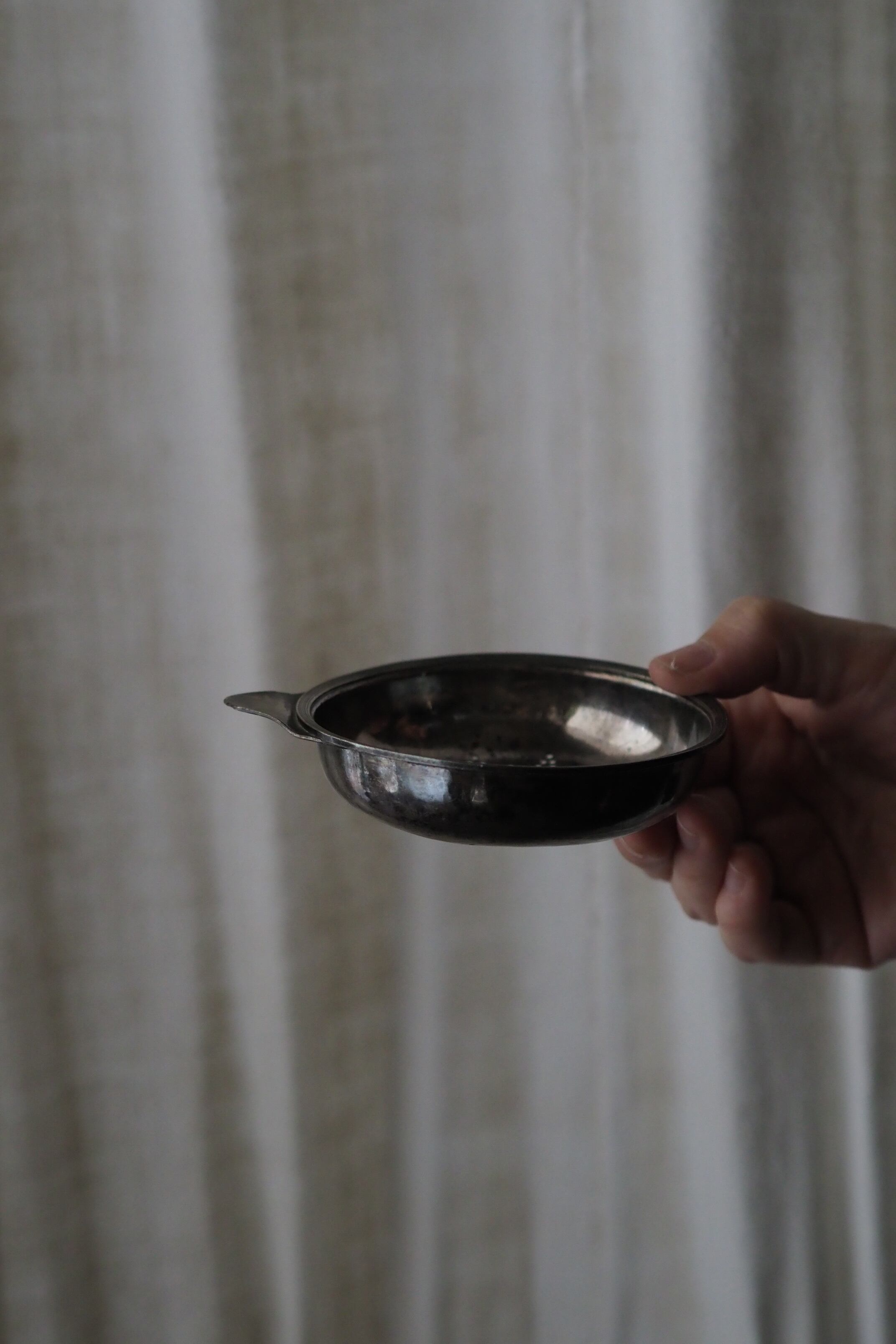 花型透かしのティーストレーナー-antique tea strainer | アンティーク